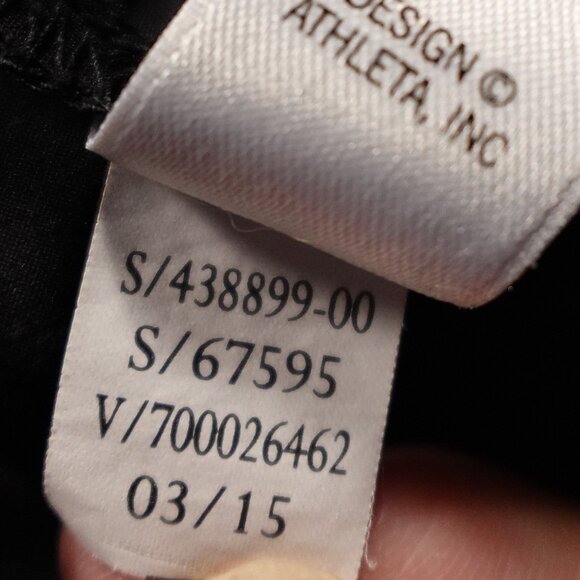 Athleta Crossback Romper Women’s Size 4 Black Stretch One-Piece‎ Athleisure - Picture 6 of 16